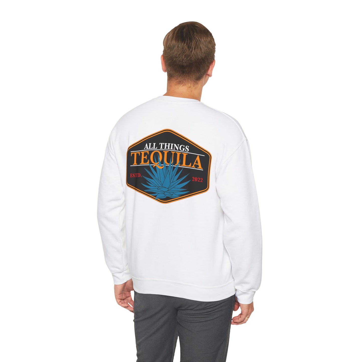 All Things Tequila Gilden 18000 Crewneck Sweatshirt with Front and Back Logo