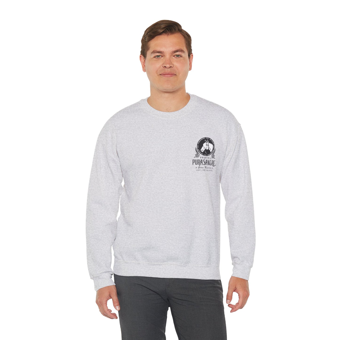 Purasangre Tequila Gilden 18000 Crewneck Sweatshirt with Front and Back Logo