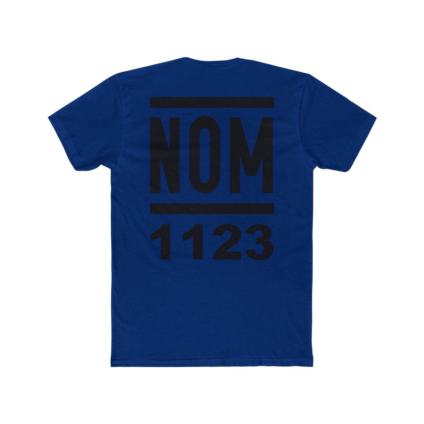 NOM 1123 Short Sleeve Next Level 3600 T-Shirt with Front and Back Logo