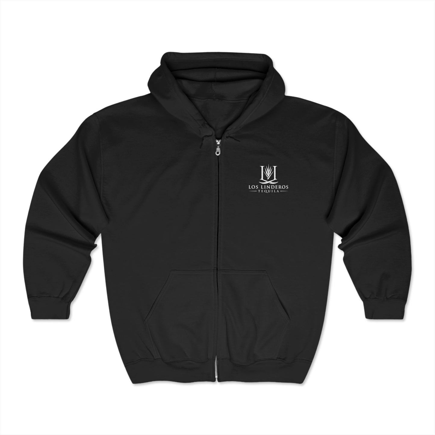 Los Linderos Tequila Gildan 18600 Zip-Up Hooded Sweatshirt