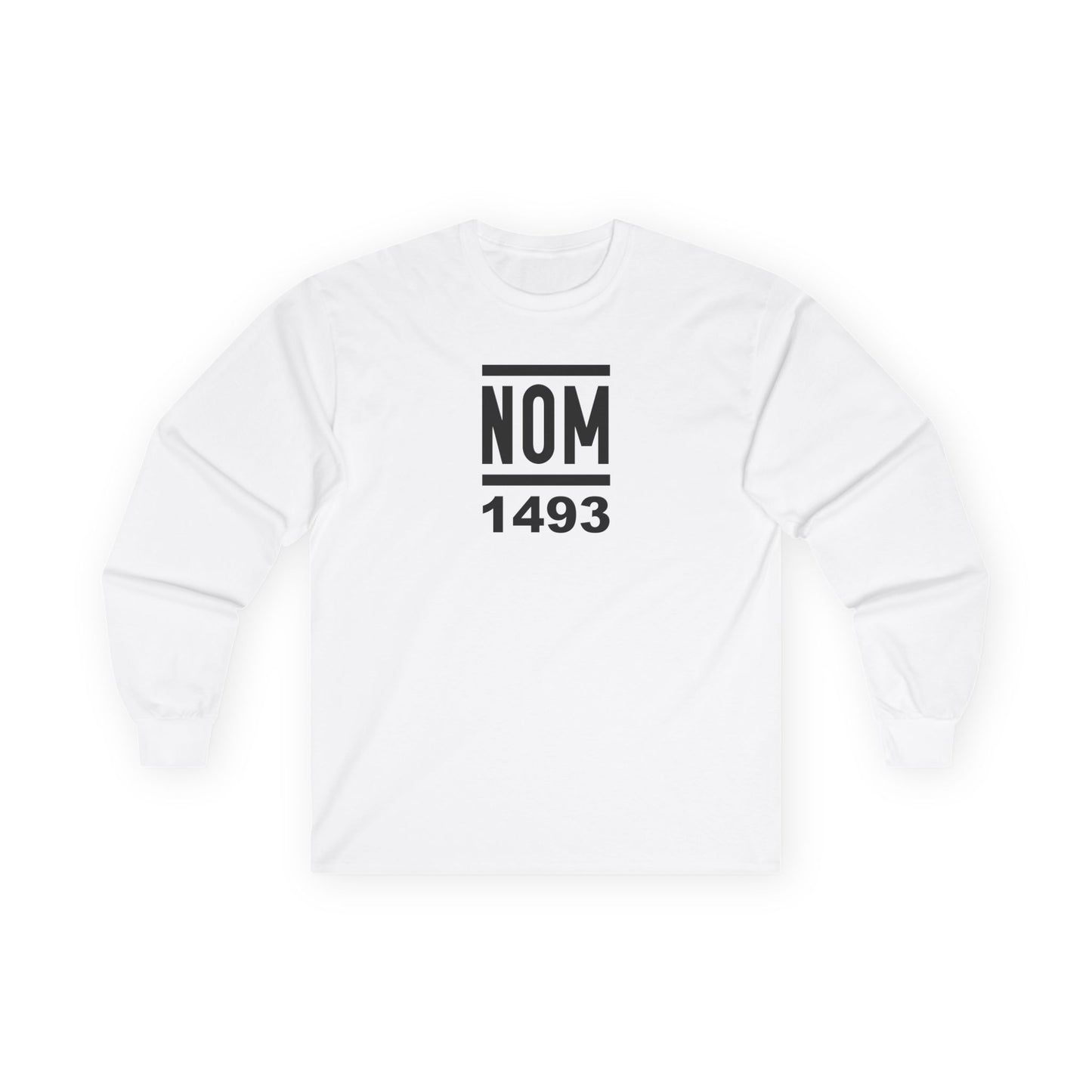 NOM 1493 Long Sleeve Gildan 2400 T-Shirt with Front Logo