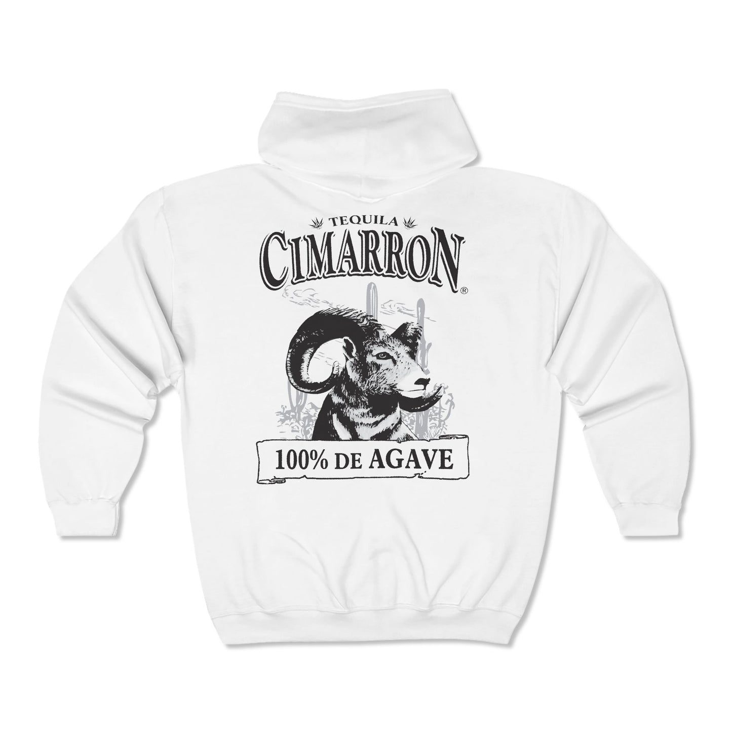 Cimarron Tequila Gildan 18600 Zip-Up Hooded Sweatshirt