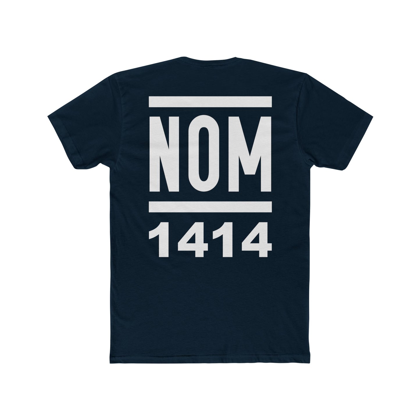 NOM 1414 Short Sleeve Next Level 3600 T-Shirt with Front and Back Logo