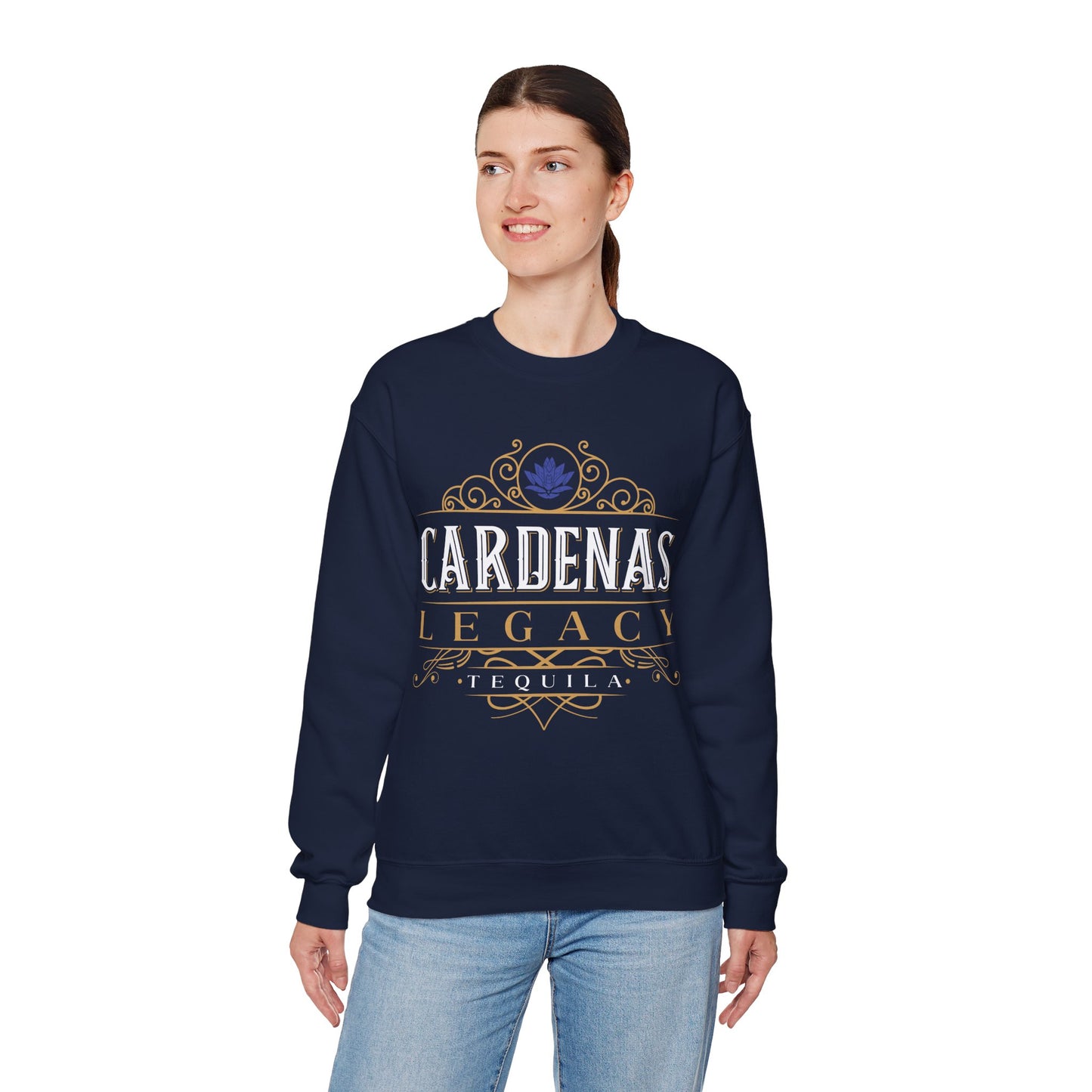 Cardenas Legacy Tequila Gilden 18000 Crewneck Sweatshirt with Front Logo