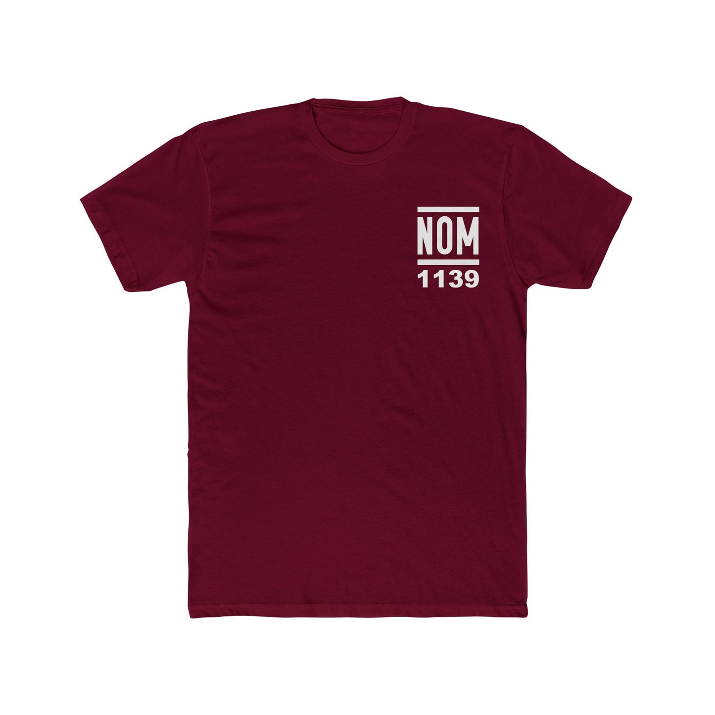 NOM 1139 Short Sleeve Next Level 3600 T-Shirt with Front and Back Logo