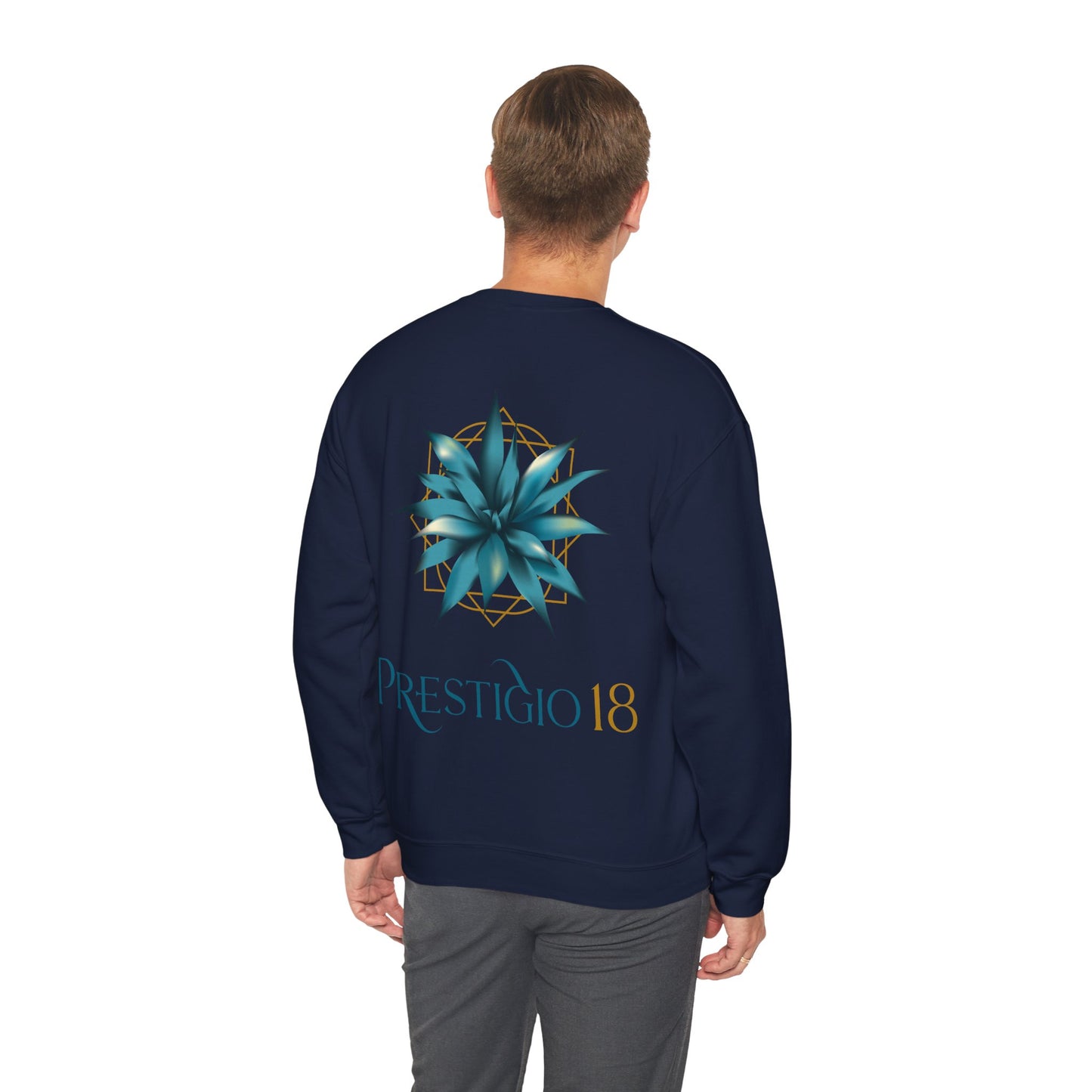 Prestigio 18 Tequila Gilden 18000 Crewneck Sweatshirt with Front and Back Logo