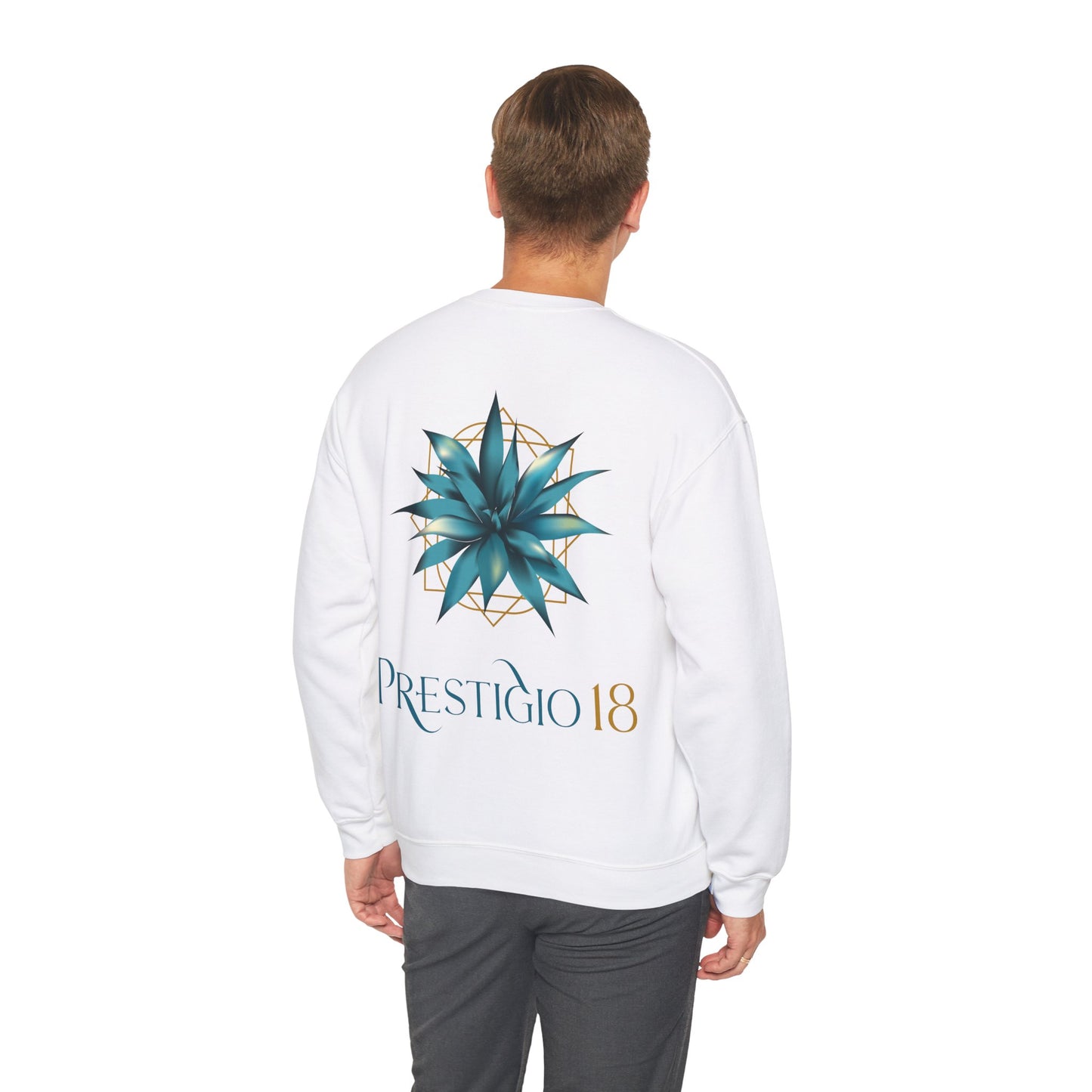 Prestigio 18 Tequila Gilden 18000 Crewneck Sweatshirt with Front and Back Logo