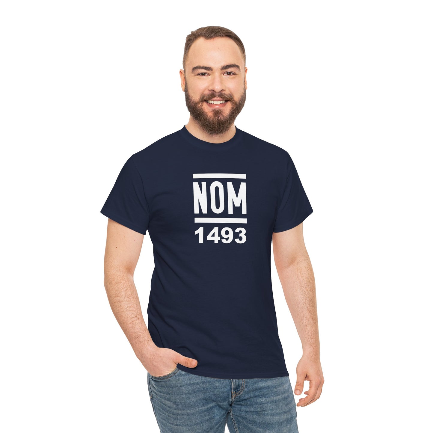 NOM 1493 Short Sleeve Gildan 5000 T-Shirt with Front Logo