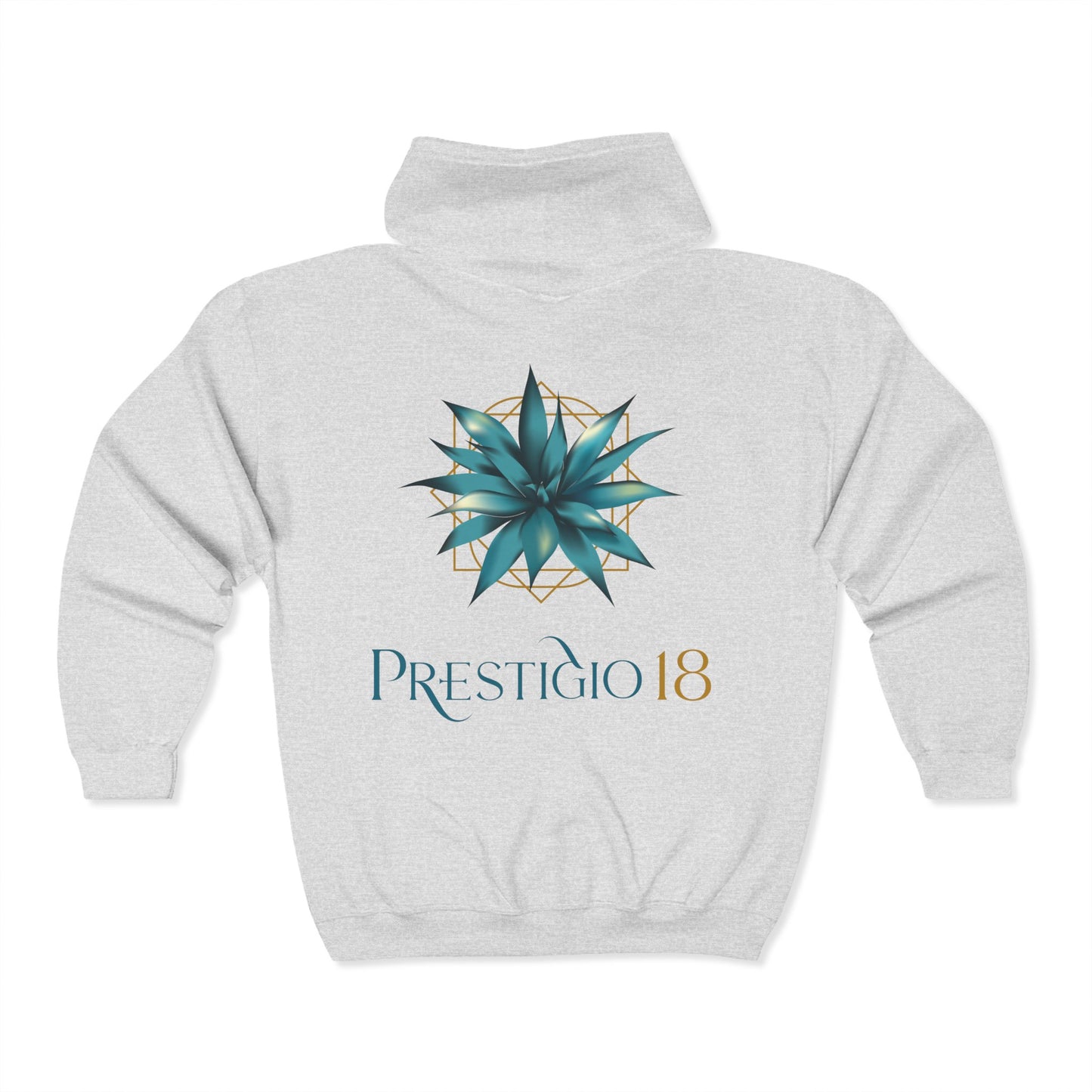 Prestigio 18 Tequila Gildan 18600 Zip-Up Hooded Sweatshirt