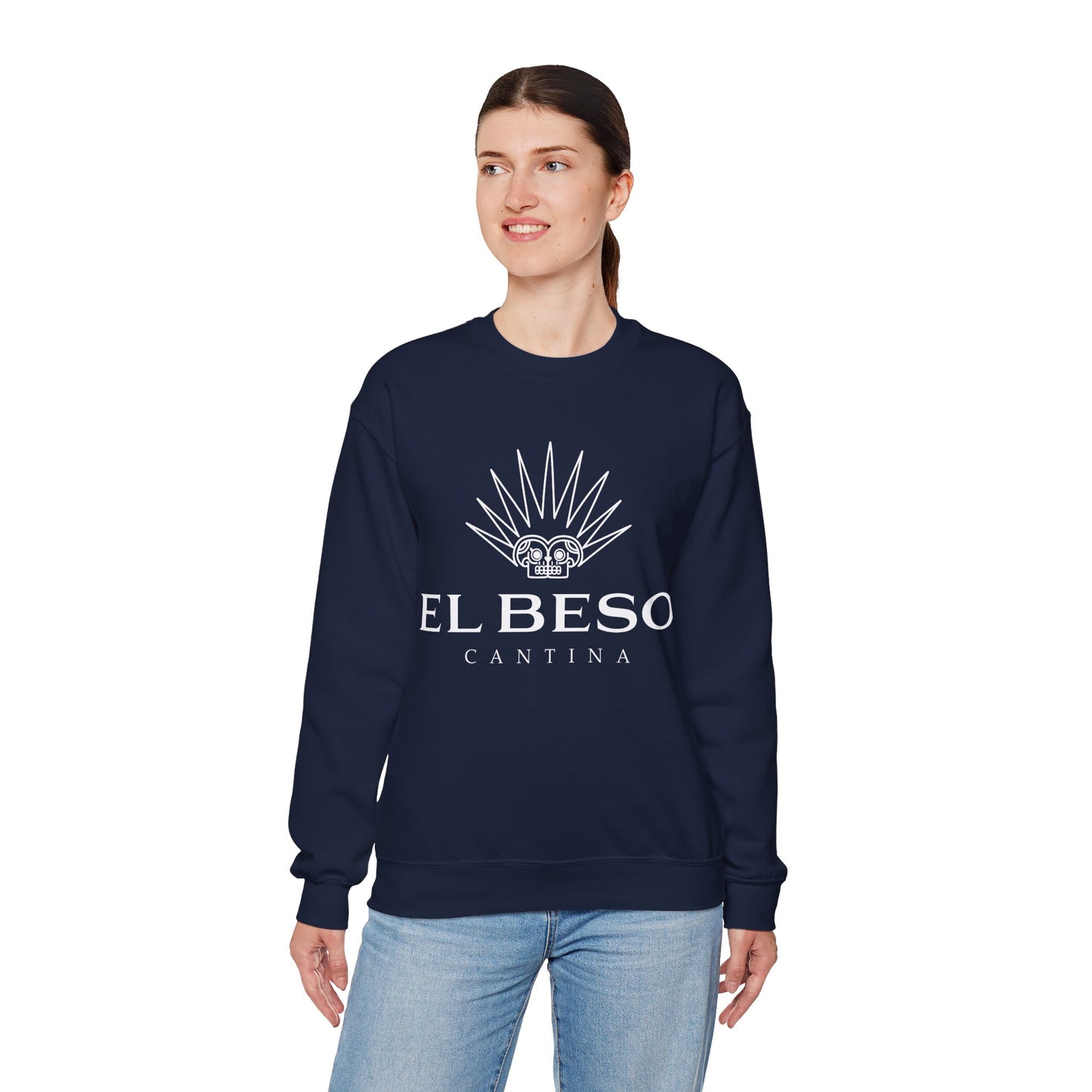 El Beso Cantina Gilden 18000 Crewneck Sweatshirt with Front Logo