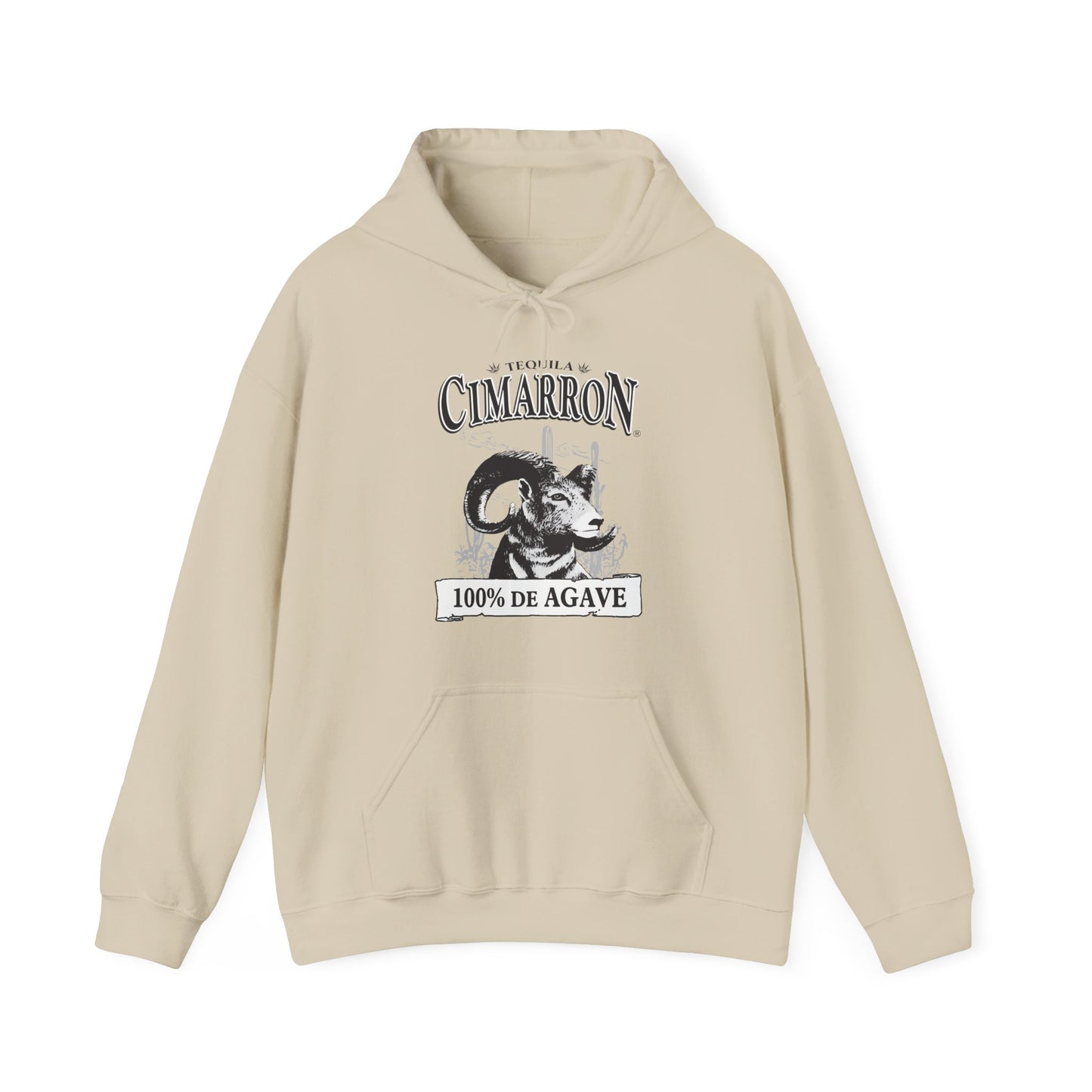 Cimarron Tequila Gilden 18500 Hoodie with Front Logo