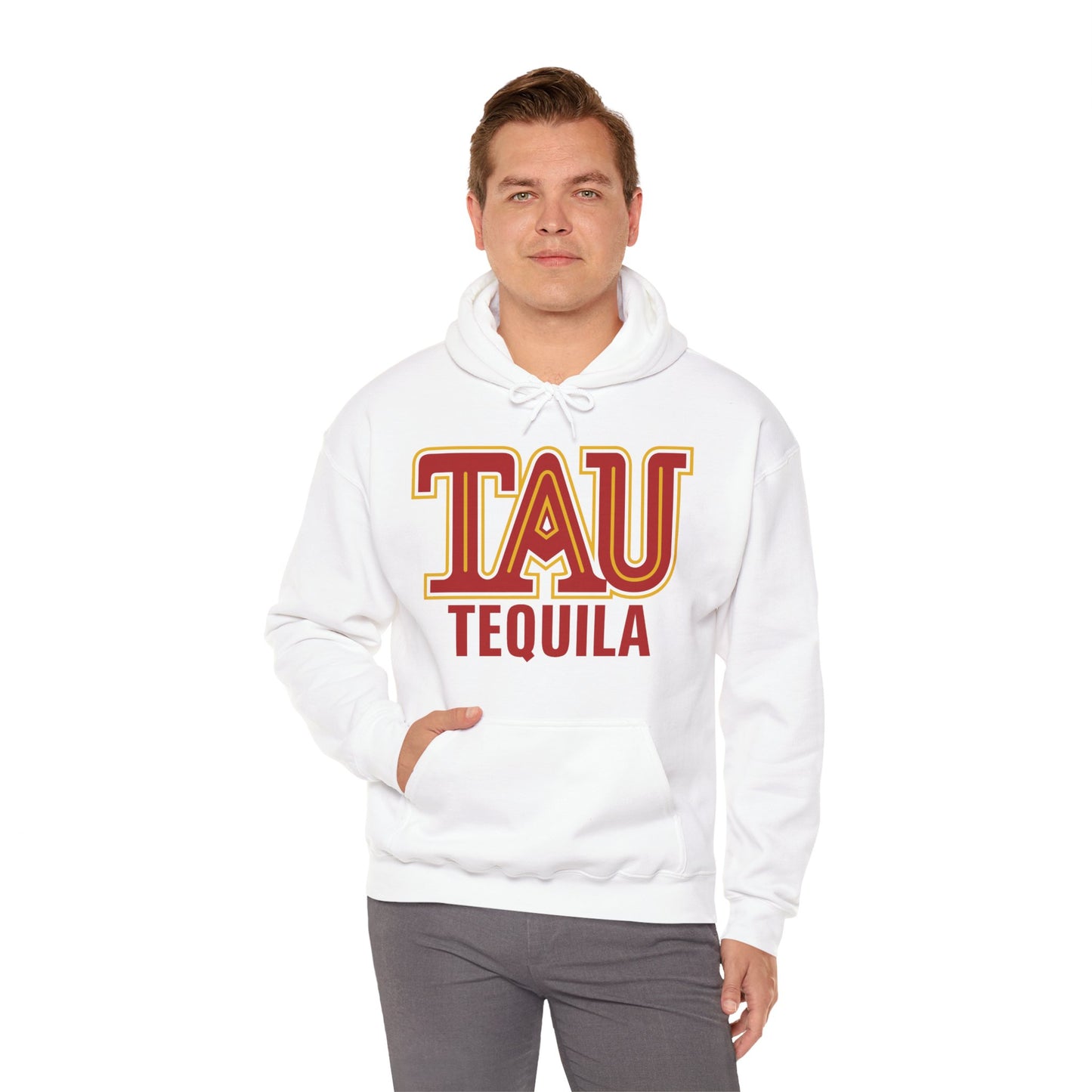 Tau Tequila Gilden 18500 Hoodie with Front Logo