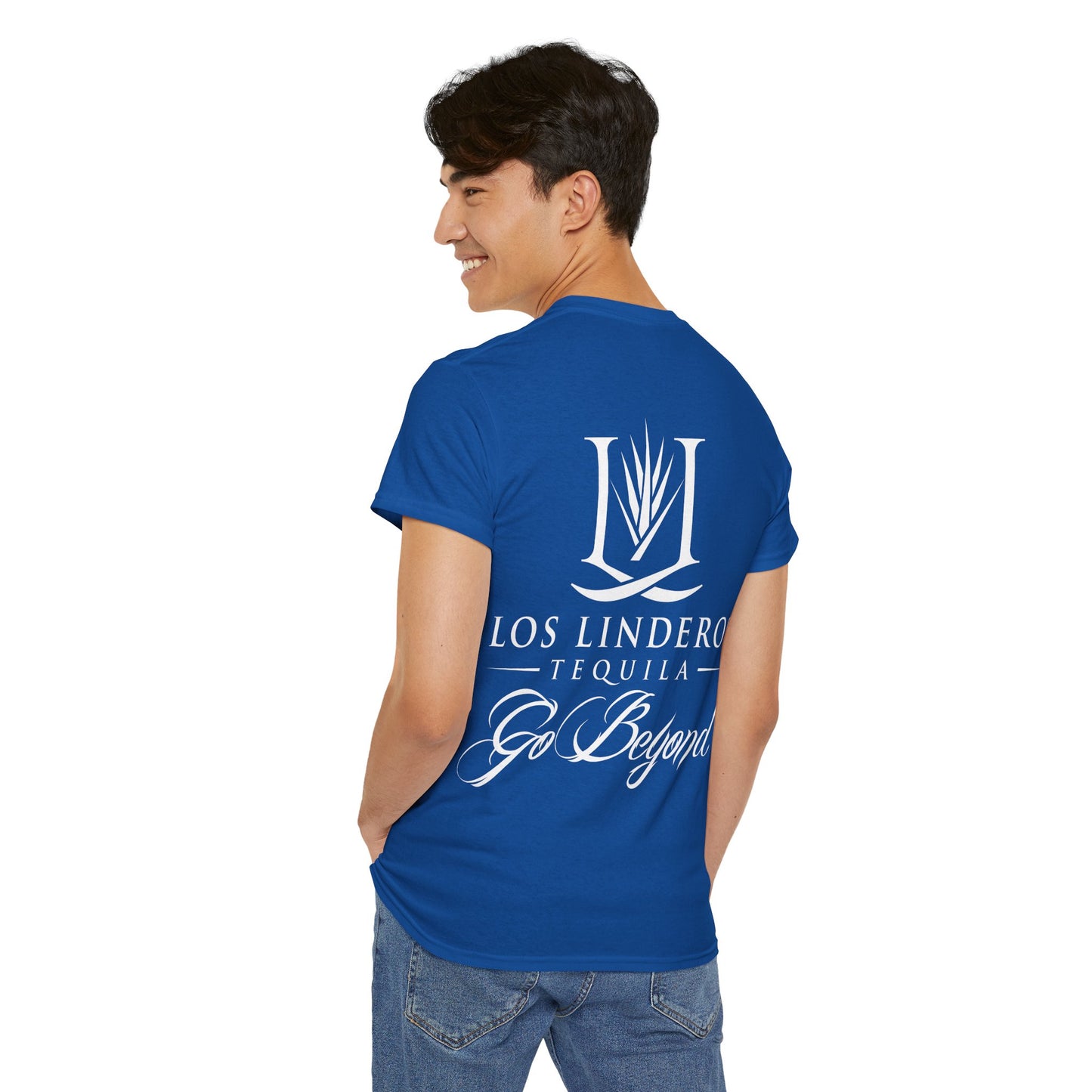 Los Linderos Tequila Short Sleeve Gildan 5000 T-Shirt with Front and Back Logo