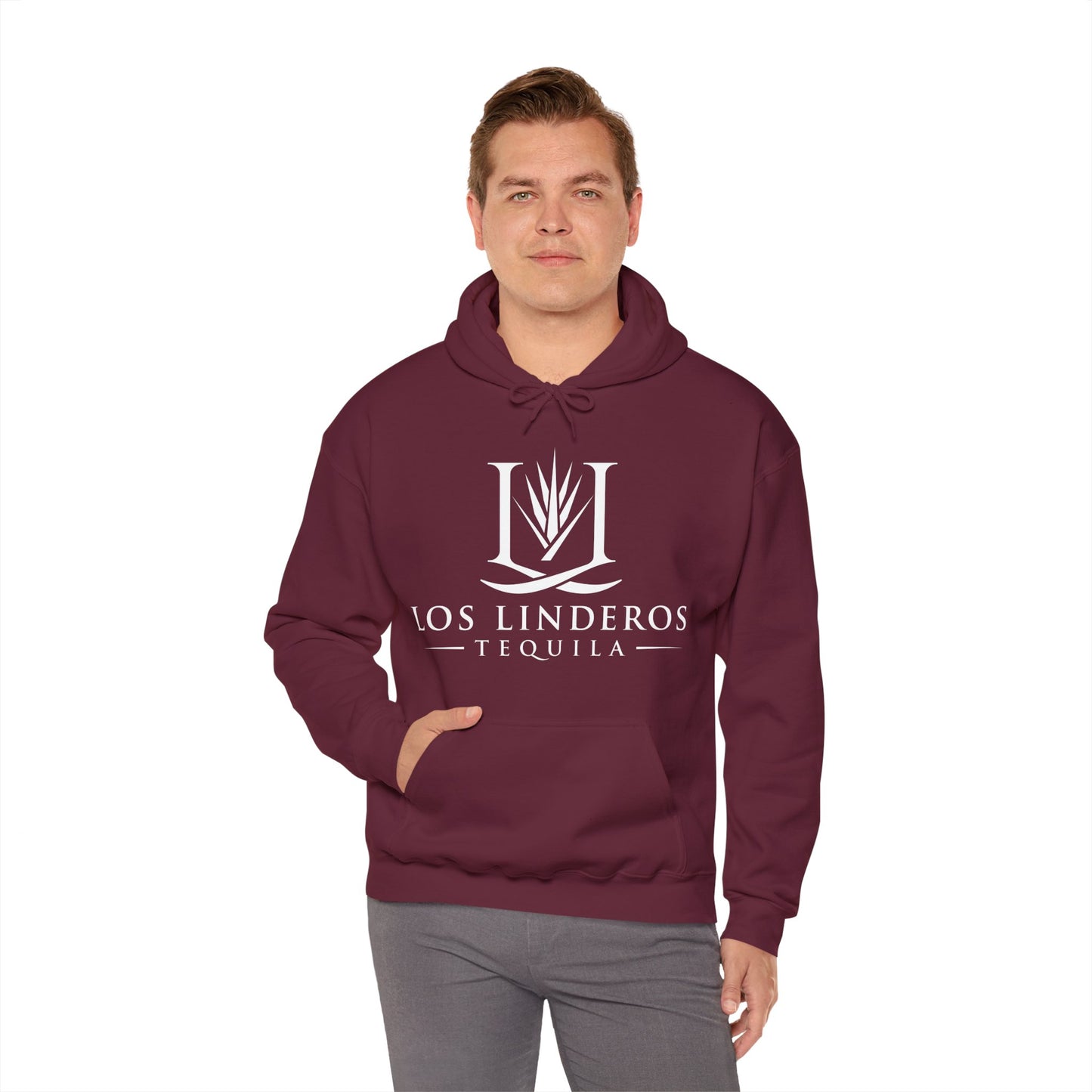 Los Linderos Tequila Gilden 18500 Hoodie with Front Logo