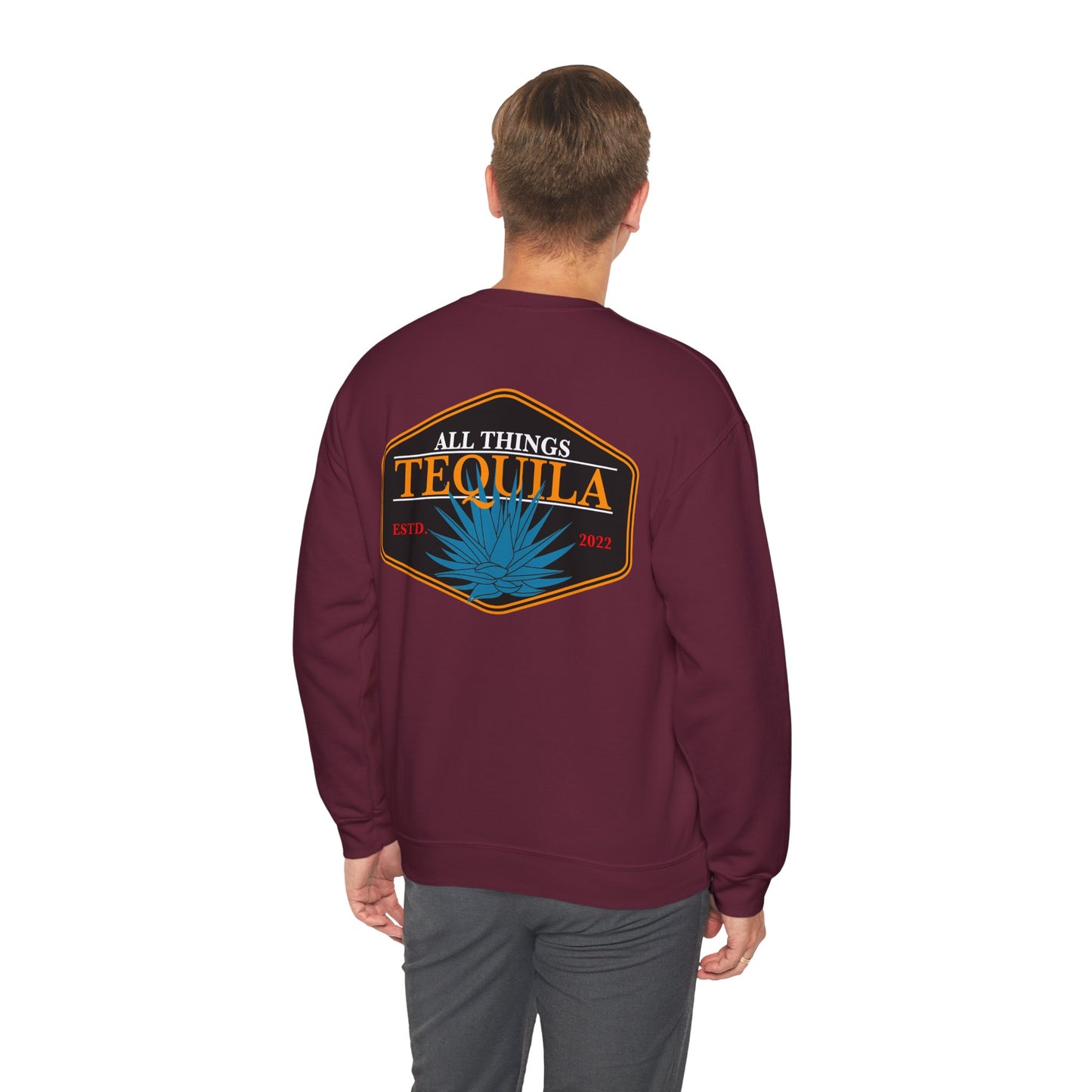 All Things Tequila Gilden 18000 Crewneck Sweatshirt with Front and Back Logo