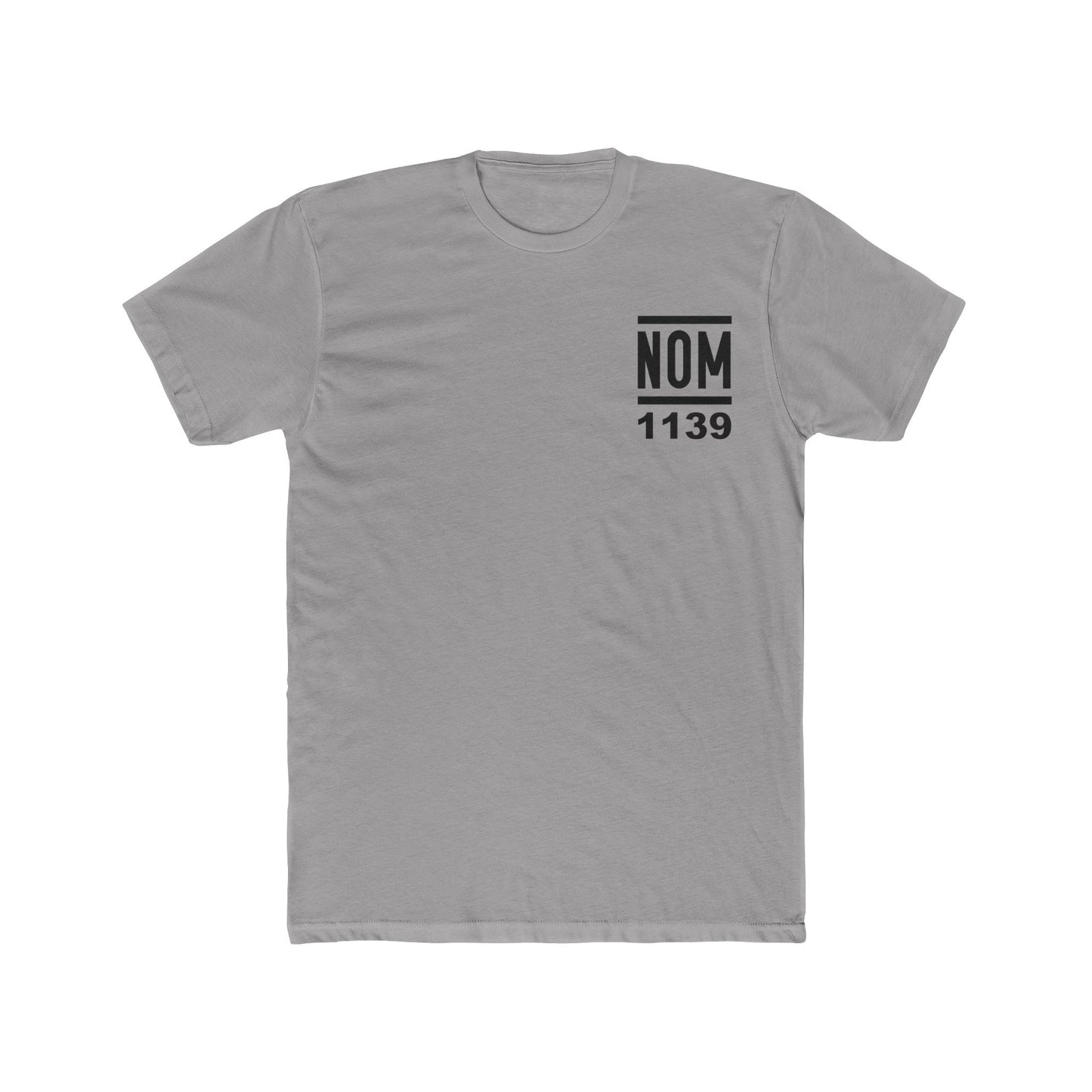 NOM 1139 Short Sleeve Next Level 3600 T-Shirt with Front and Back Logo