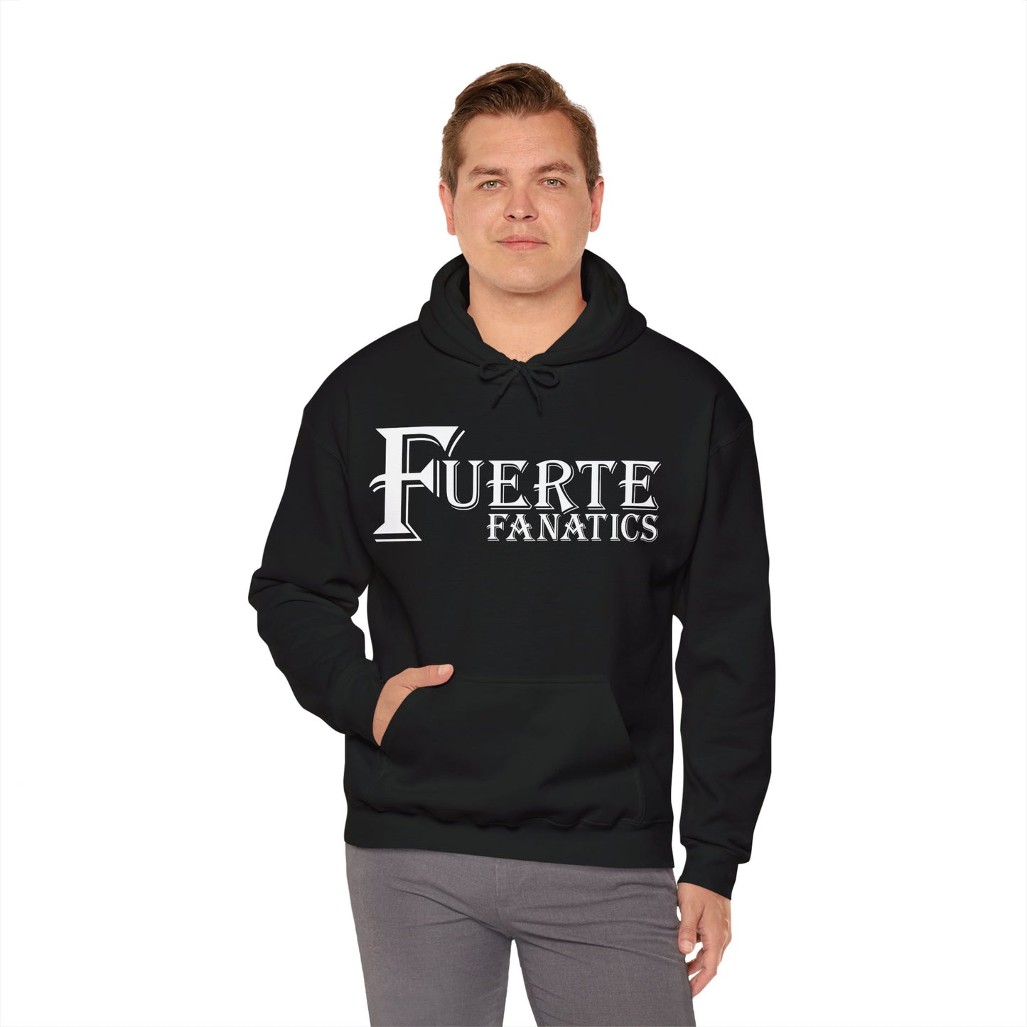 Fuerte Fanatics Gilden 18500 Hoodie with Front Logo