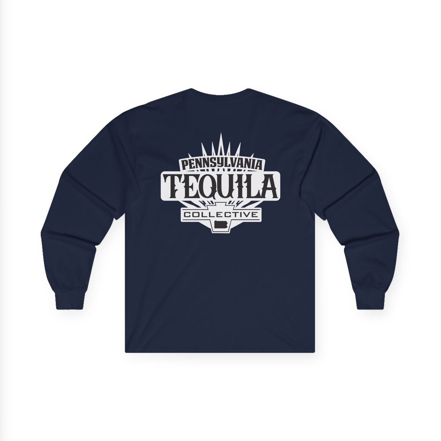 Pennsylvania Tequila Collective Long Sleeve Gildan 2400 T-Shirt with Front and Back Logo