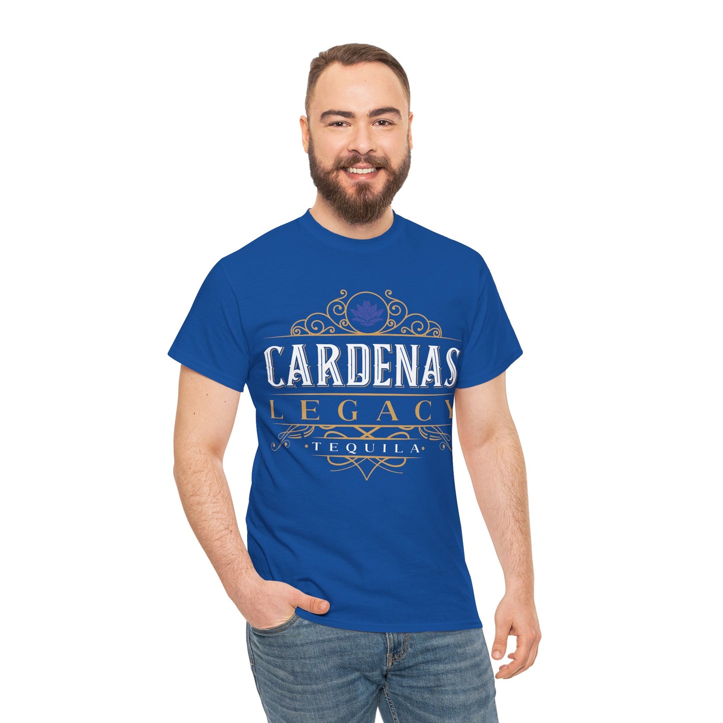 Cardenas Legacy Tequila Short Sleeve Gildan 5000 T-Shirt with Front Logo