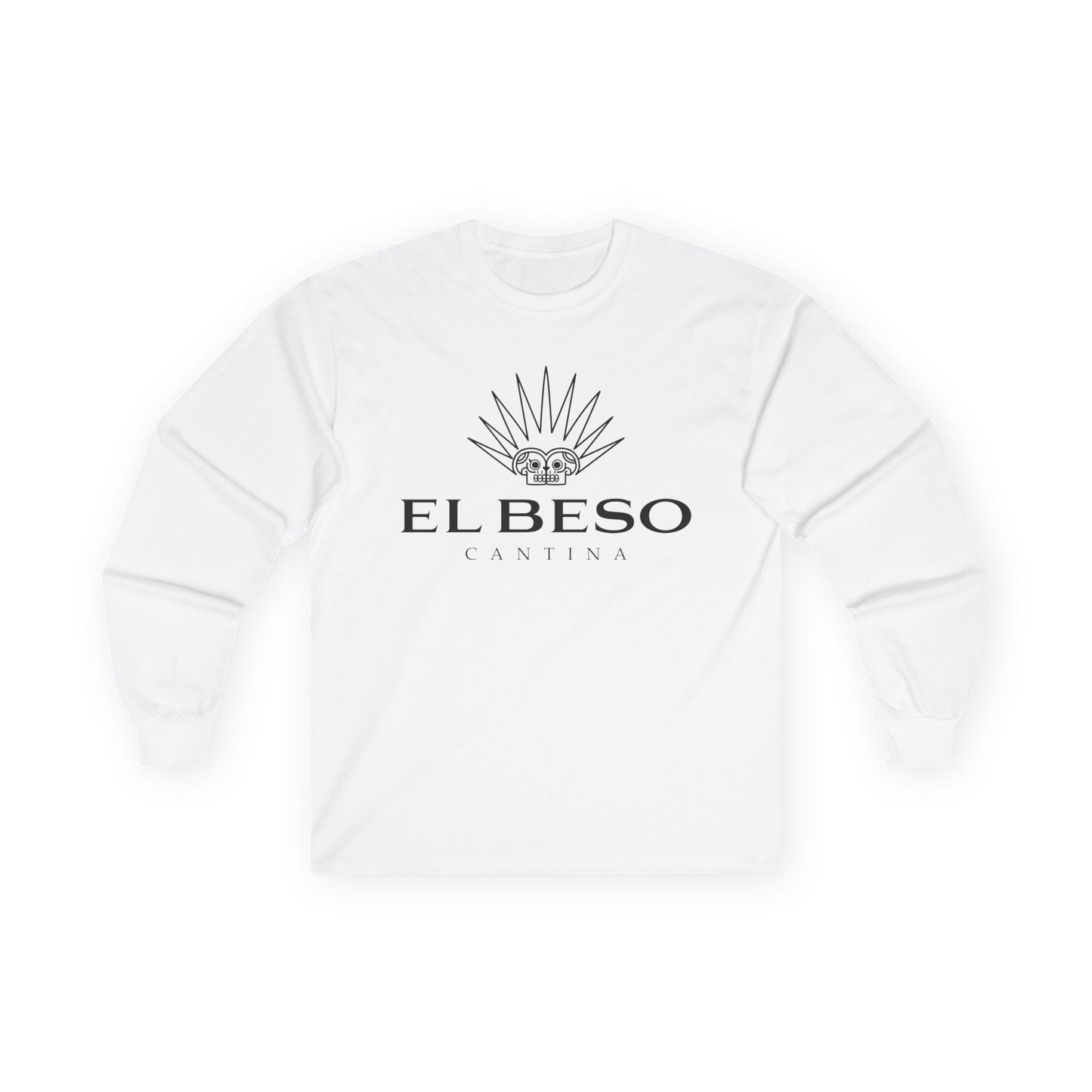 El Beso Cantina Long Sleeve Gildan 2400 T-Shirt with Front Logo