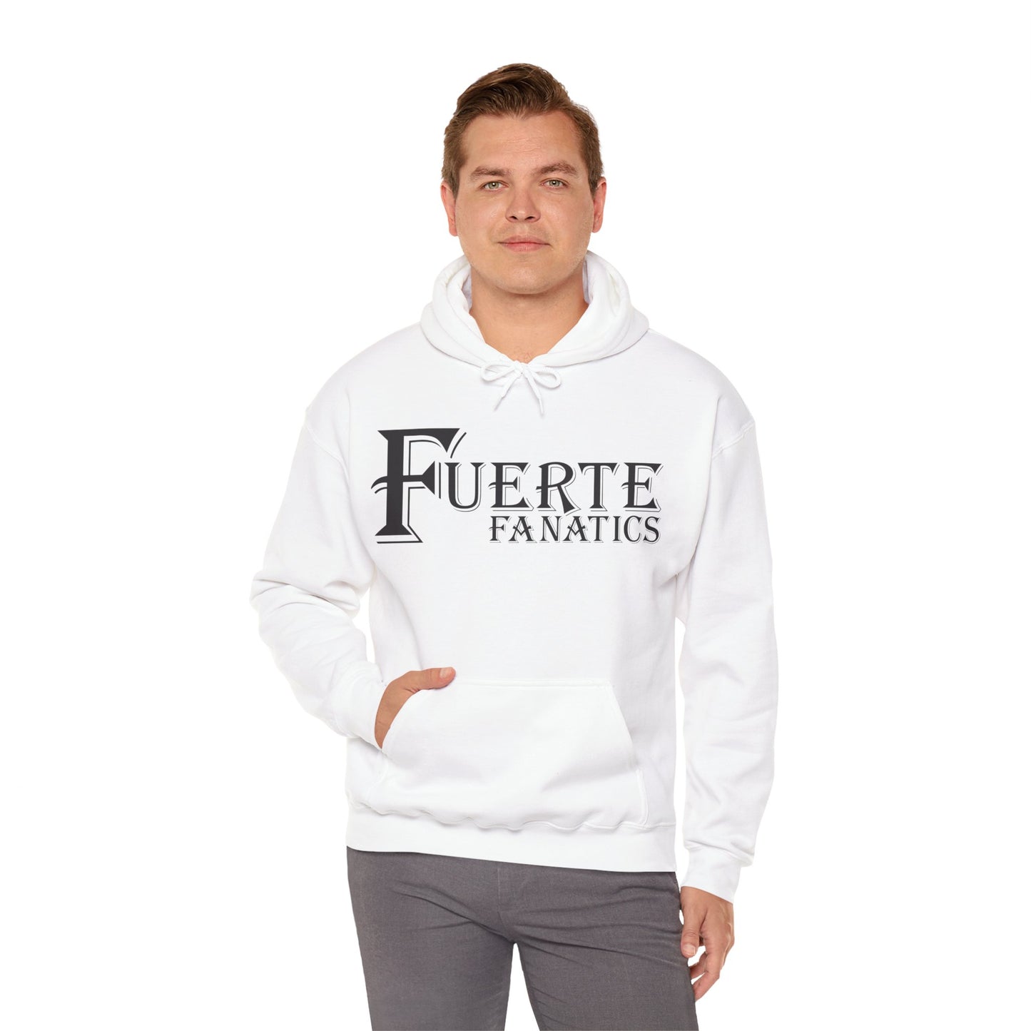 Fuerte Fanatics Gilden 18500 Hoodie with Front Logo