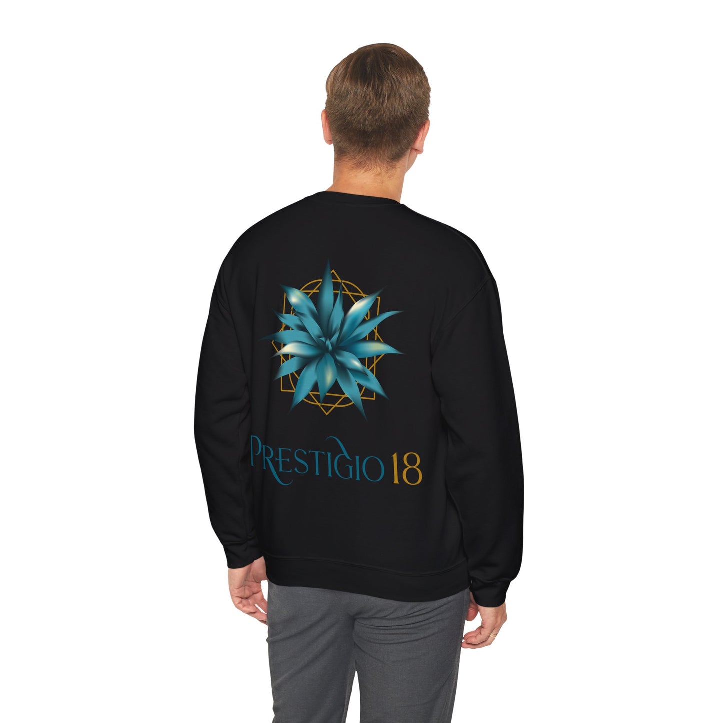 Prestigio 18 Tequila Gilden 18000 Crewneck Sweatshirt with Front and Back Logo