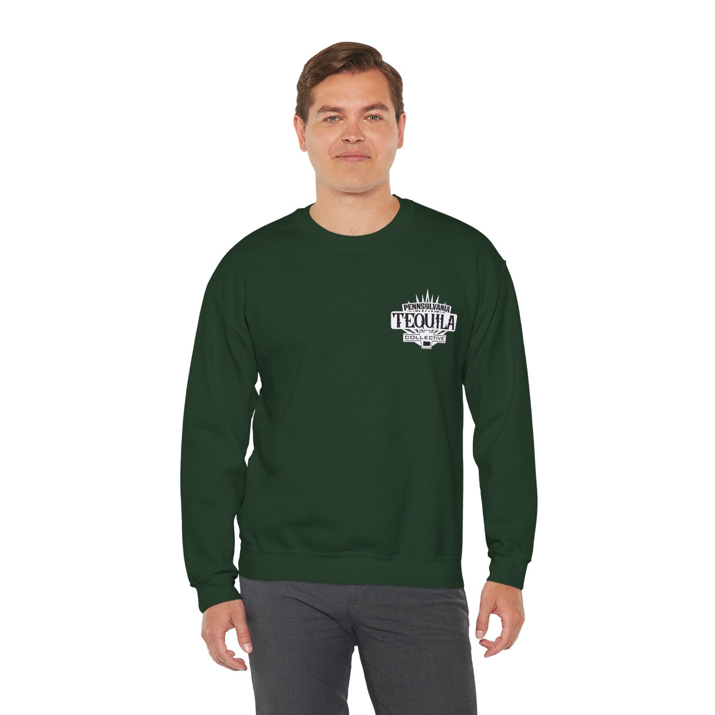 Pennsylvania Tequila Collective Gilden 18000 Crewneck Sweatshirt with Front and Back Logo