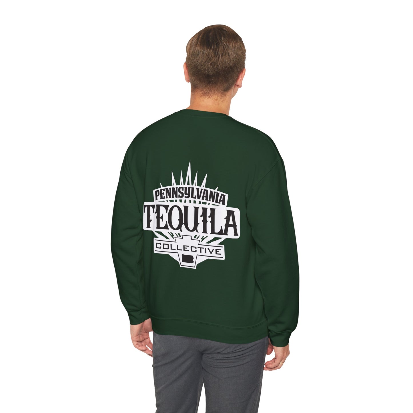 Pennsylvania Tequila Collective Gilden 18000 Crewneck Sweatshirt with Front and Back Logo