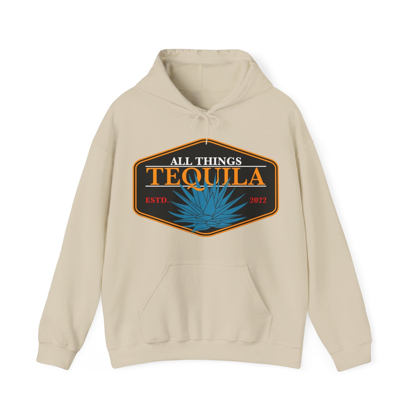 All Things Tequila Gilden 18500 Hoodie with Front Logo