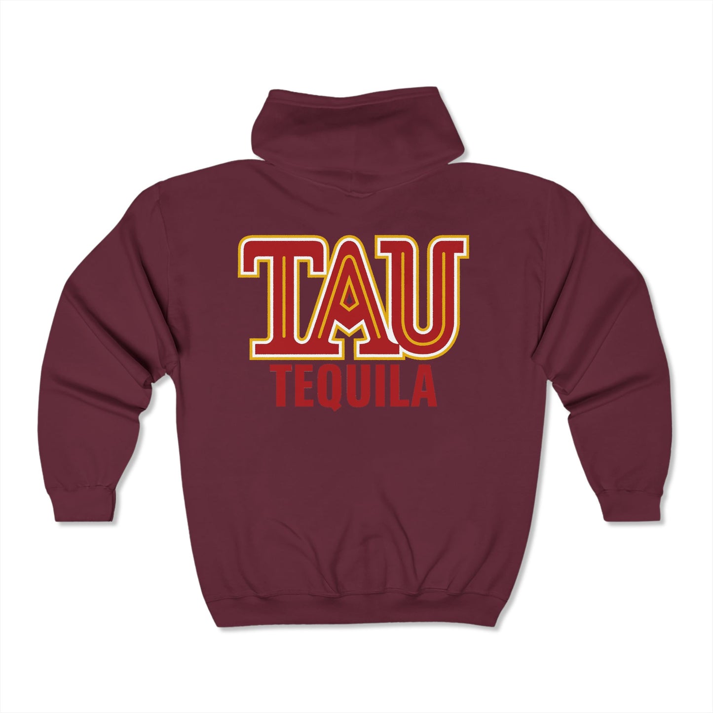 Tau Tequila Gildan 18600 Zip-Up Hooded Sweatshirt