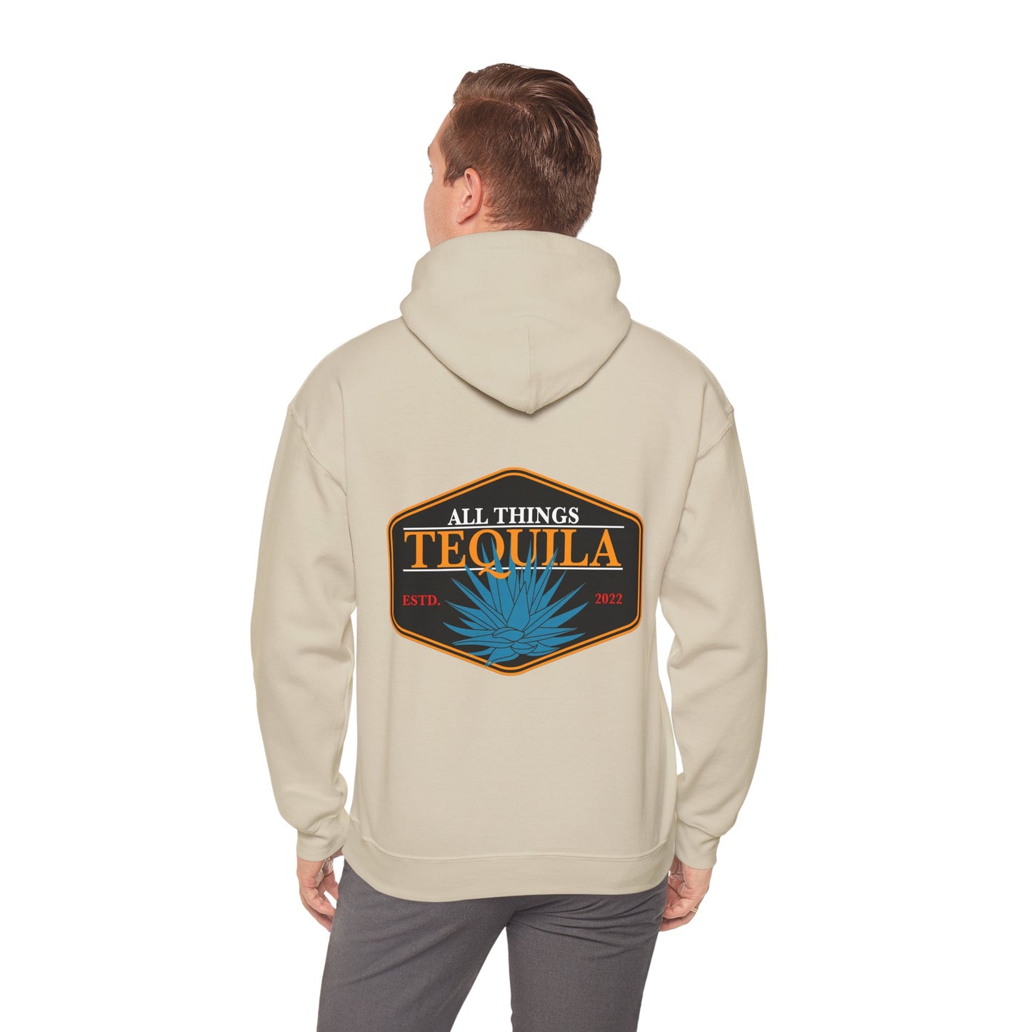 Chinaco Tequila Retro Gilden 18500 Hoodie with Front and Back Logo