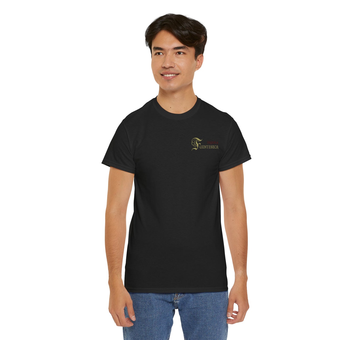 Fuenteseca Tequila Short Sleeve Gildan 5000 T-Shirt with Front and Back Logo