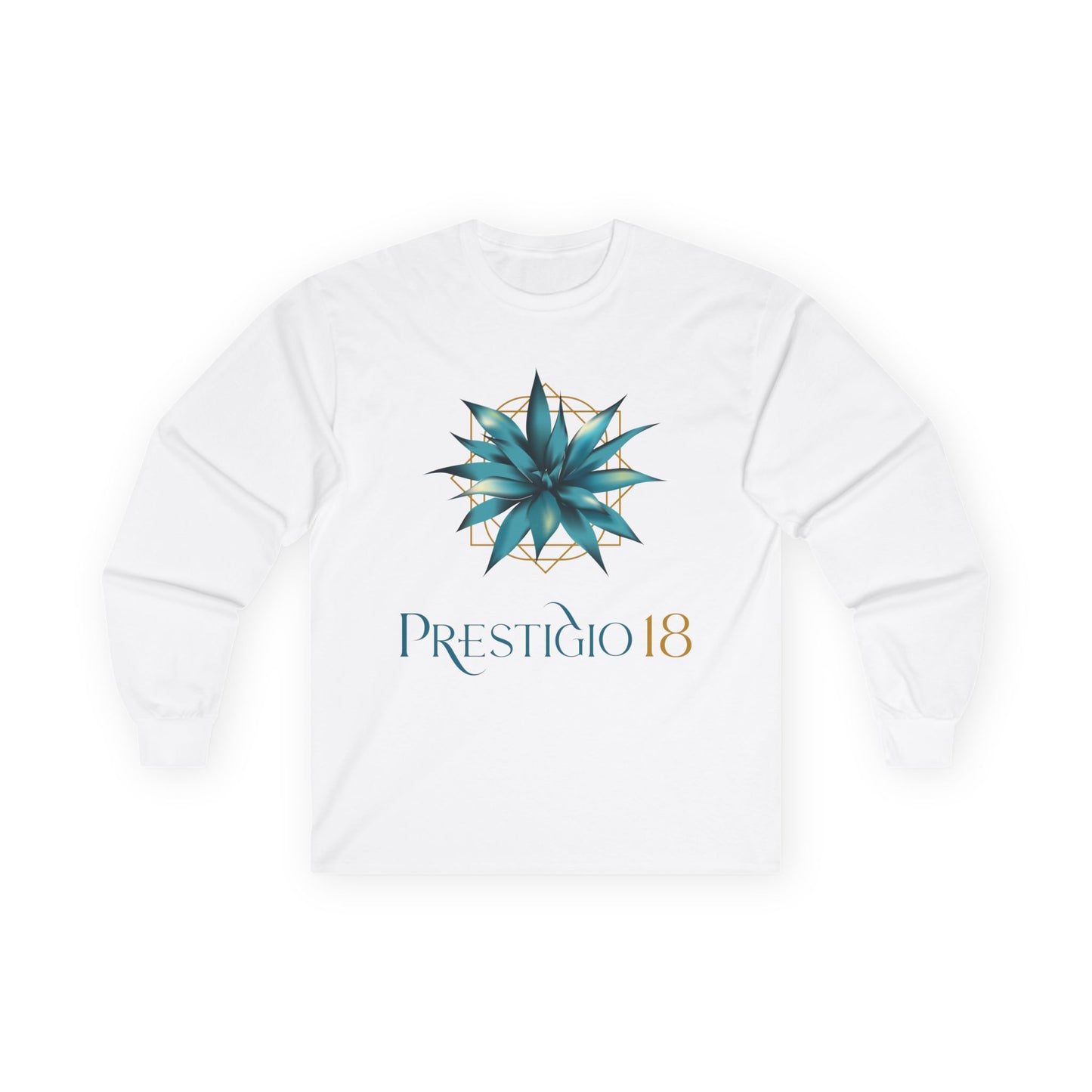 Prestigio 18 Tequila Long Sleeve Gildan 2400 T-Shirt with Front Logo