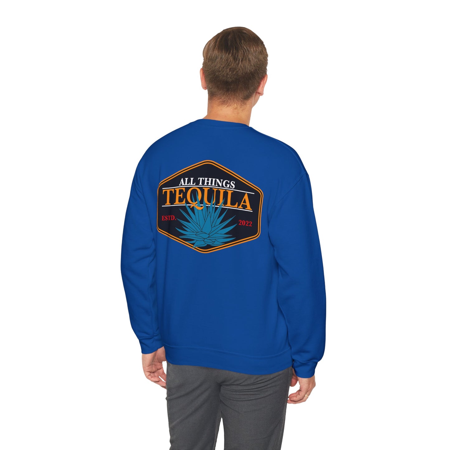 All Things Tequila Gilden 18000 Crewneck Sweatshirt with Front and Back Logo