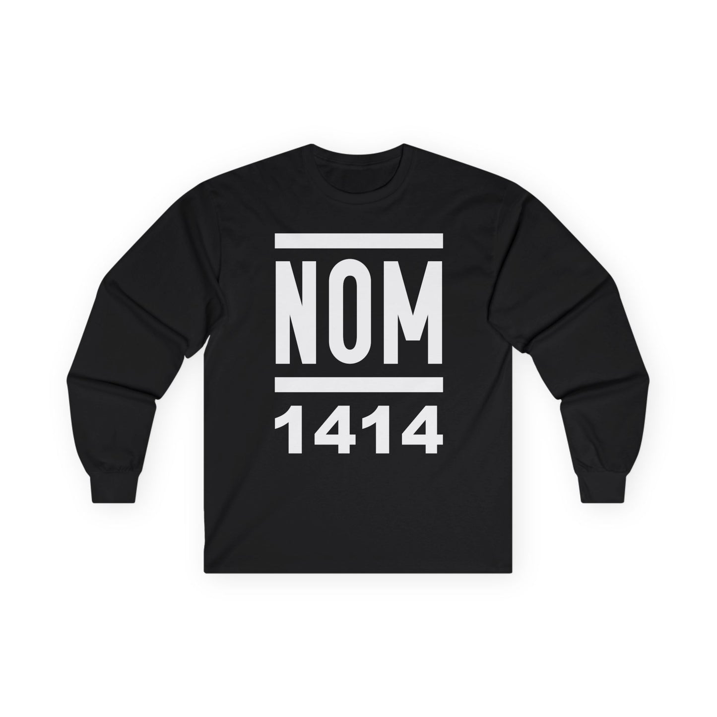 NOM 1414 Long Sleeve Gildan 2400 T-Shirt with Front Logo