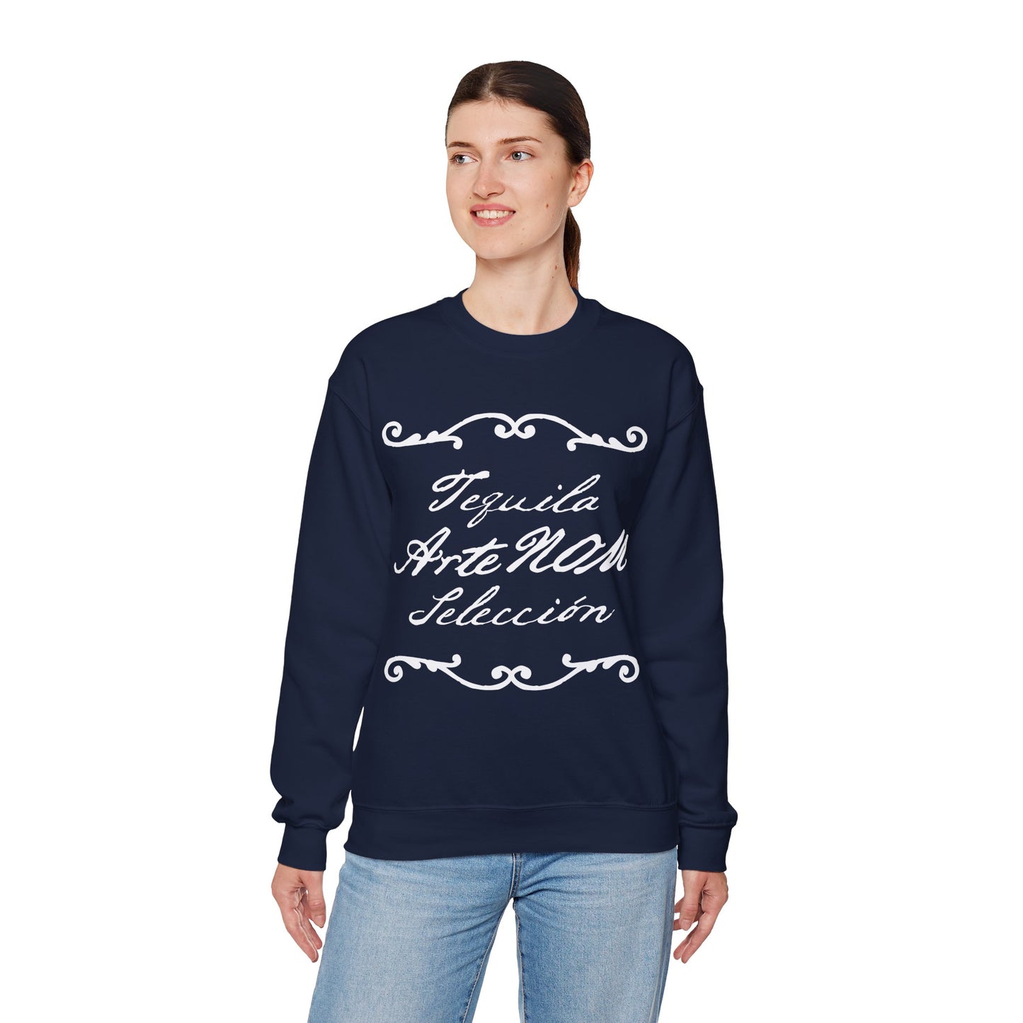 ArteNOM Tequila Gilden 18000 Crewneck Sweatshirt with Front Logo