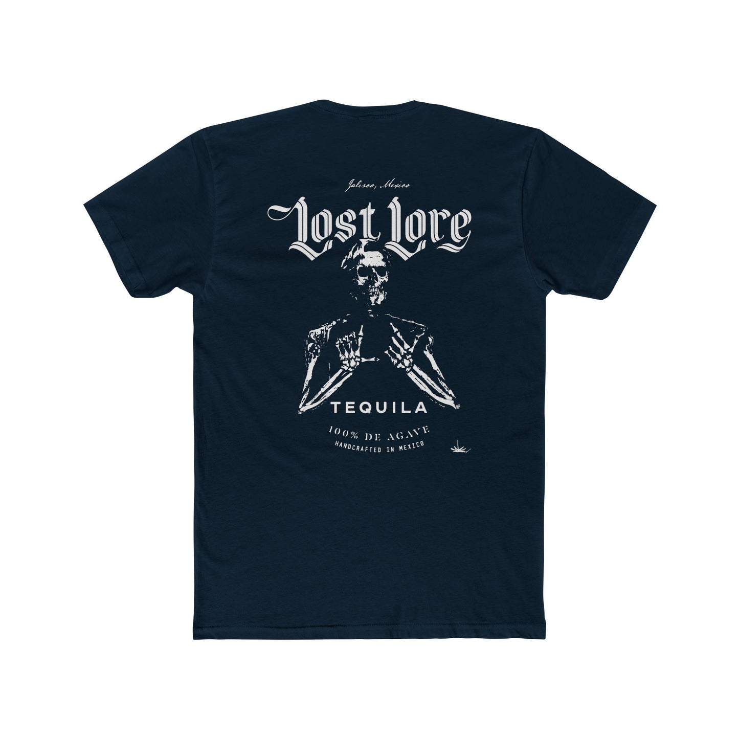 Lost Lore Tequila Miklo Agave Short Sleeve Next Level 3600 T-Shirt with Front and Back Logo