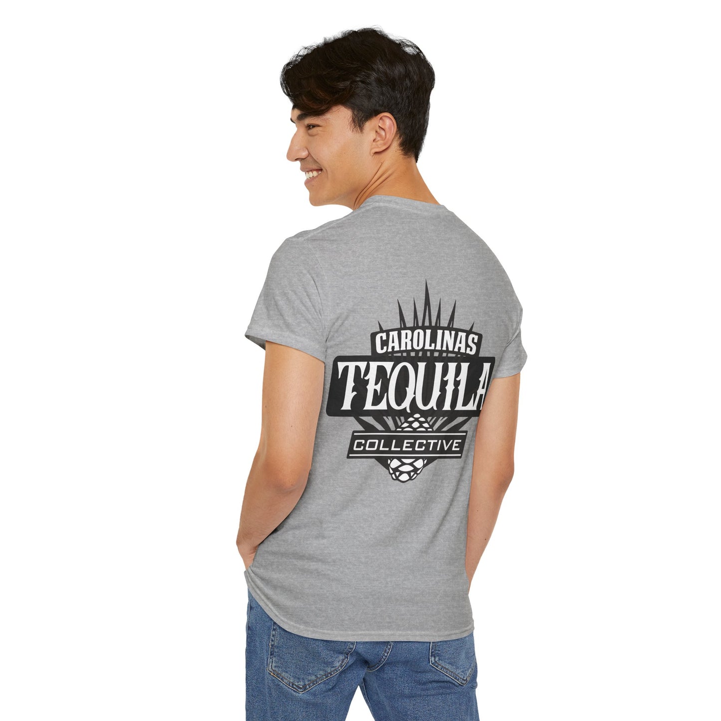 Carolinas Tequila Collective Short Sleeve Gildan 5000 T-Shirt with Front and Back Logo