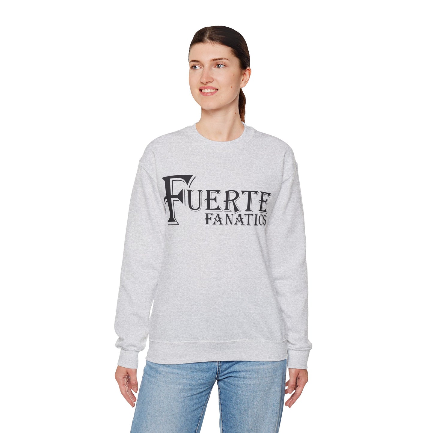 Fuerte Fanatics Gilden 18000 Crewneck Sweatshirt with Front Logo