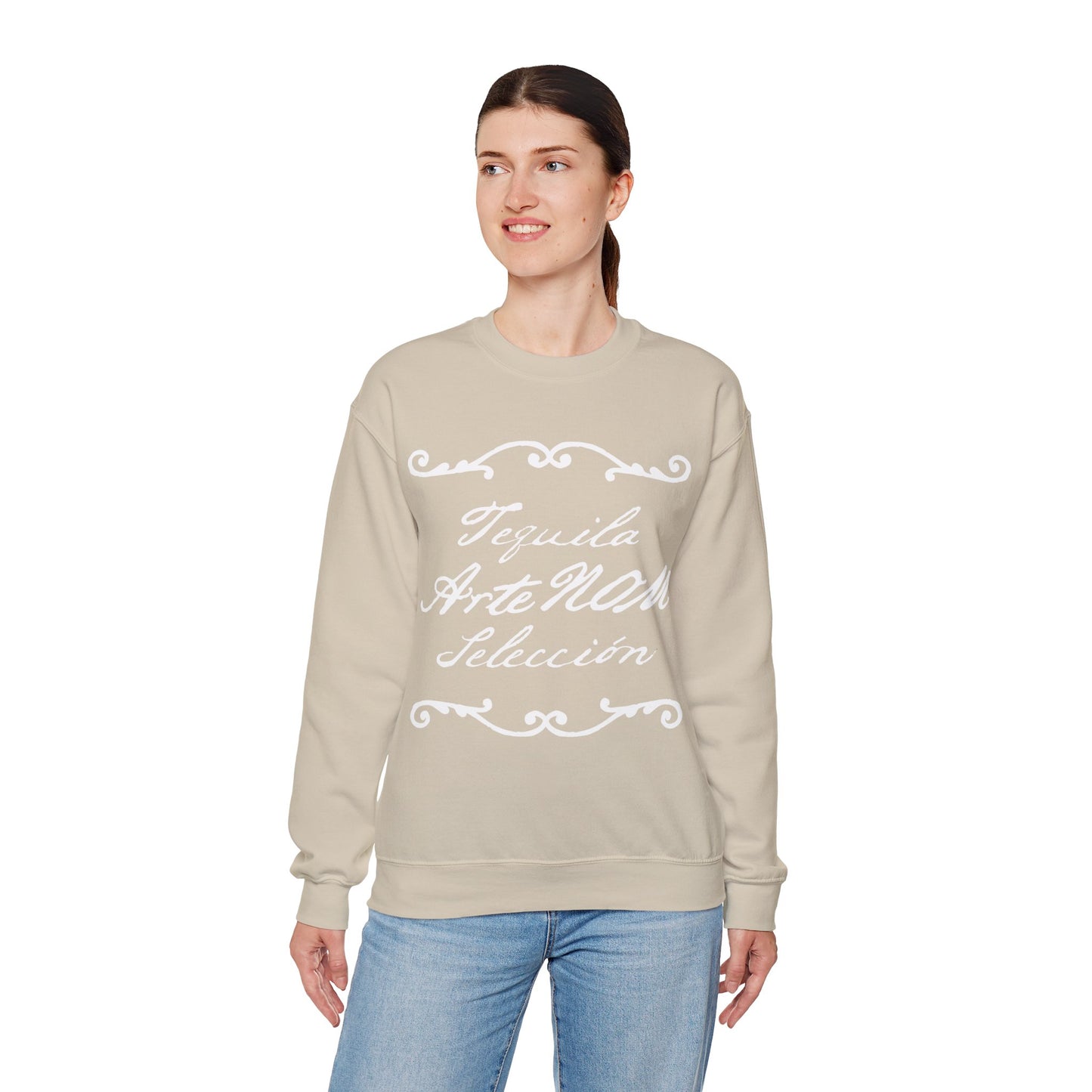 ArteNOM Tequila Gilden 18000 Crewneck Sweatshirt with Front Logo