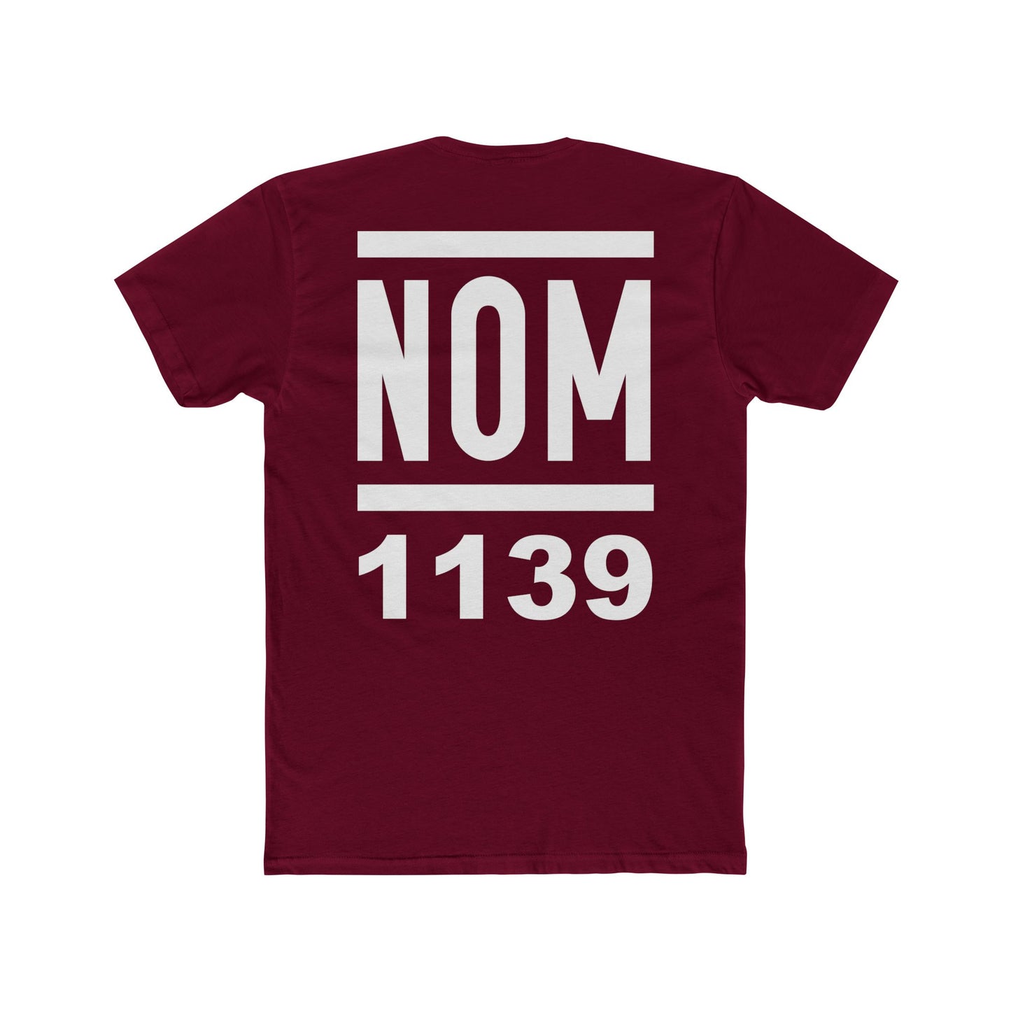 NOM 1139 Short Sleeve Next Level 3600 T-Shirt with Front and Back Logo