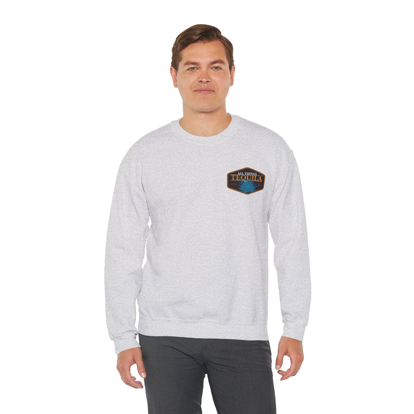 All Things Tequila Gilden 18000 Crewneck Sweatshirt with Front and Back Logo