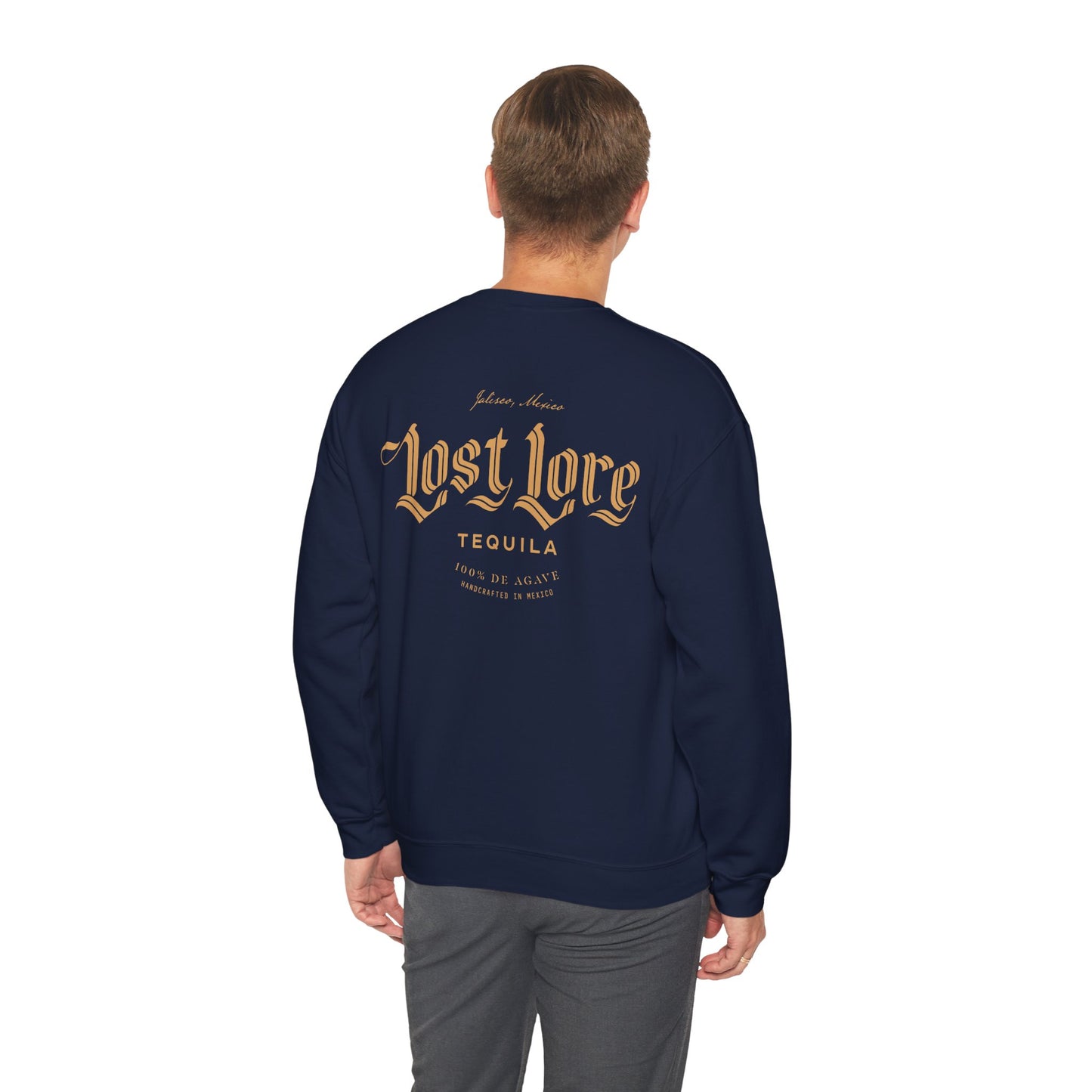 Lost Lore Tequila Gilden 18000 Crewneck Sweatshirt with Front and Back Logo