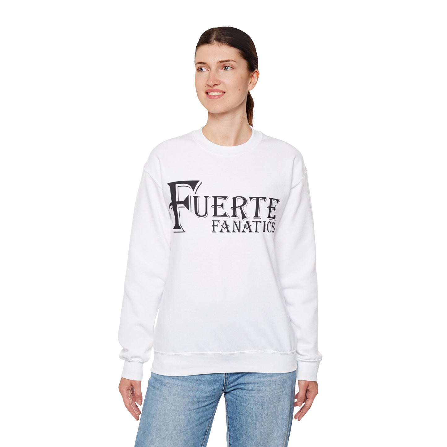 Fuerte Fanatics Gilden 18000 Crewneck Sweatshirt with Front Logo