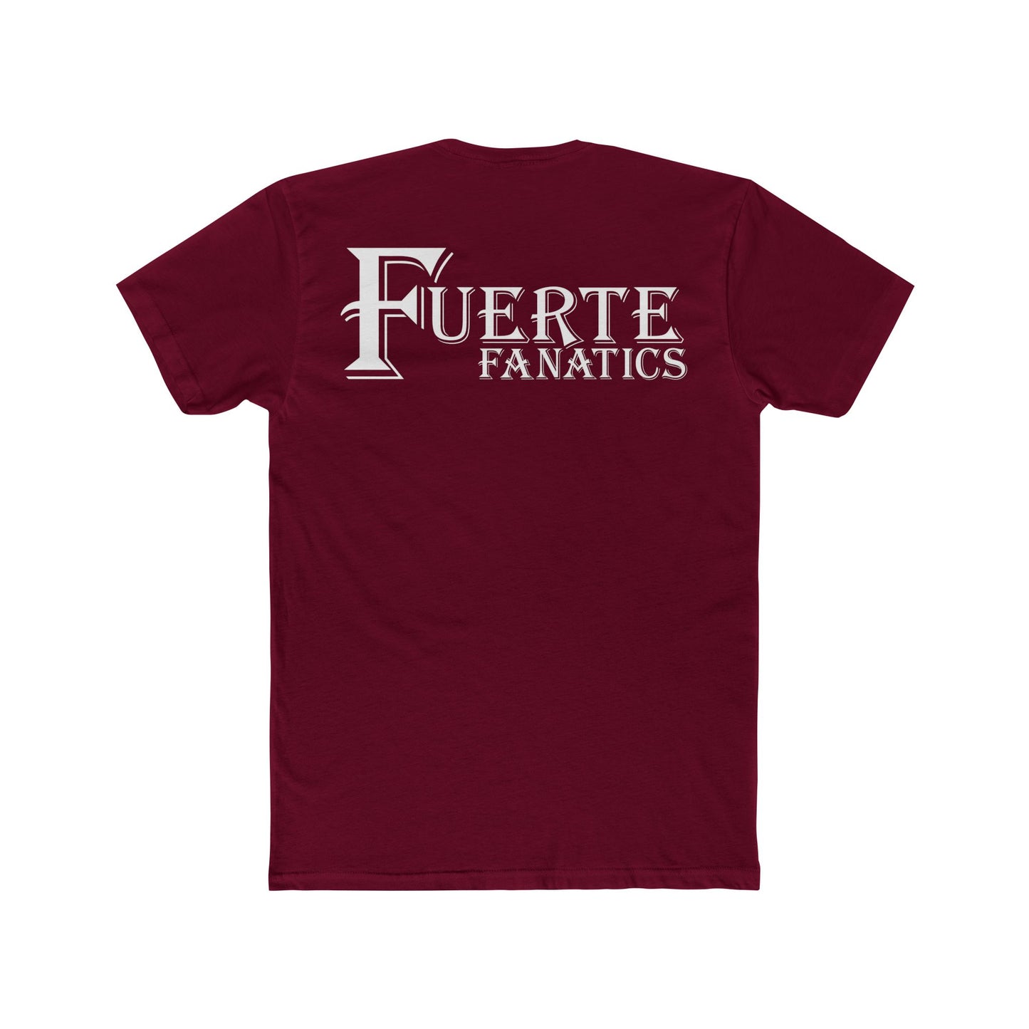 Fuerte Fanatics Short Sleeve Next Level 3600 T-Shirt with Front and Back Logo