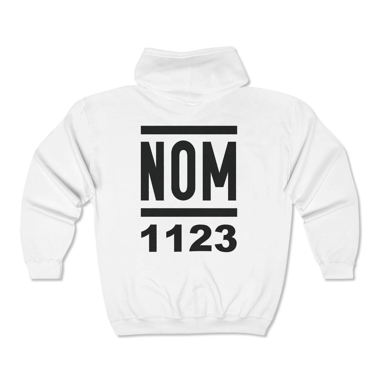 NOM 1123 Gildan 18600 Zip-Up Hooded Sweatshirt