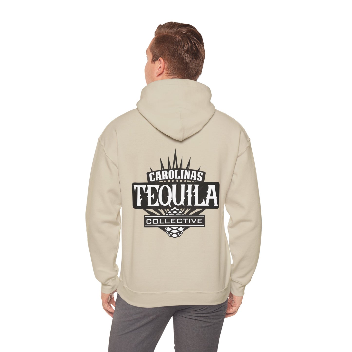 Carolinas Tequila Collective Gilden 18500 Hoodie with Front and Back Logo