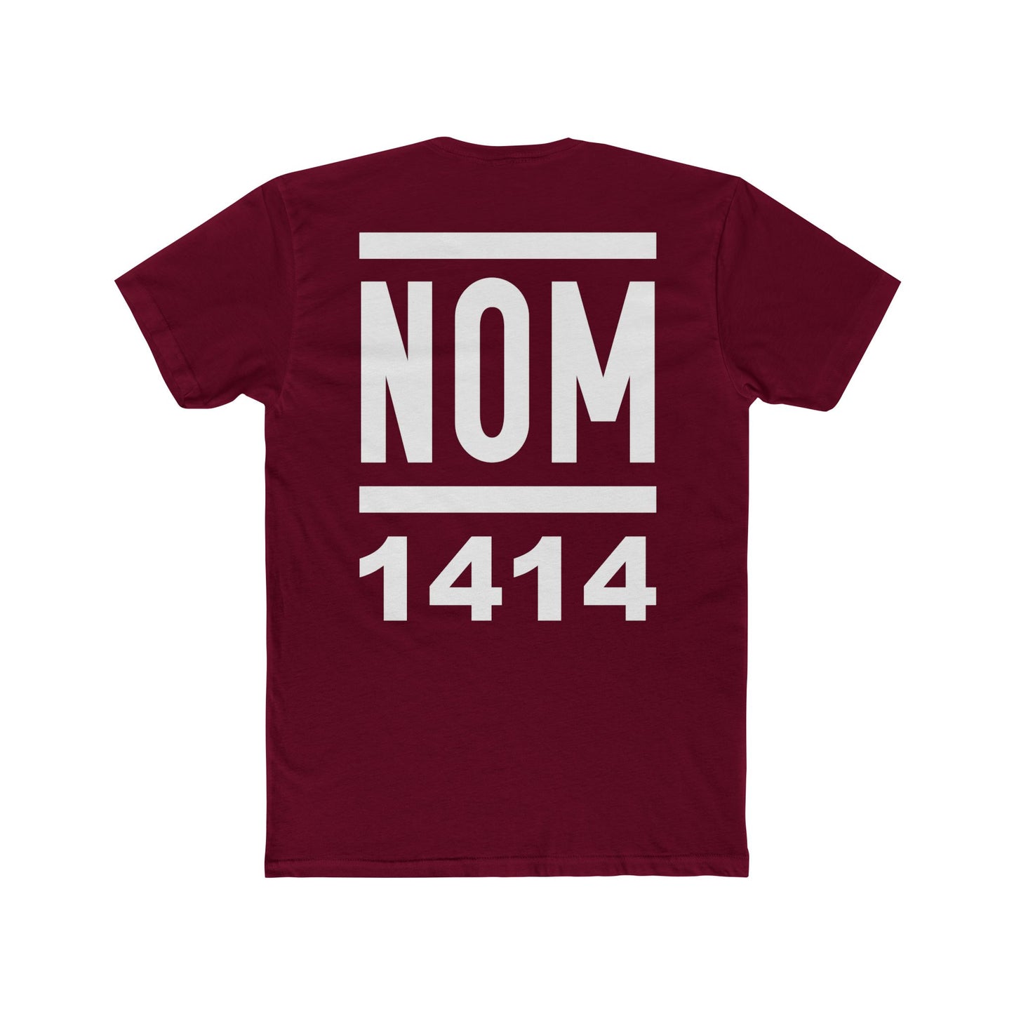 NOM 1414 Short Sleeve Next Level 3600 T-Shirt with Front and Back Logo