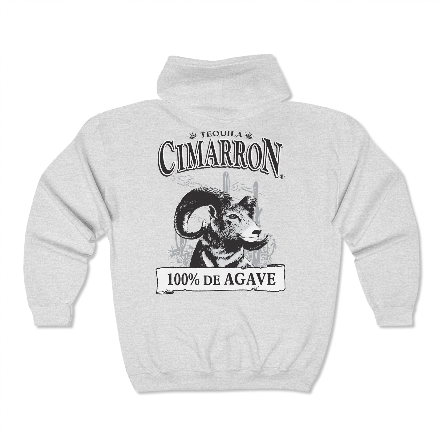 Cimarron Tequila Gildan 18600 Zip-Up Hooded Sweatshirt