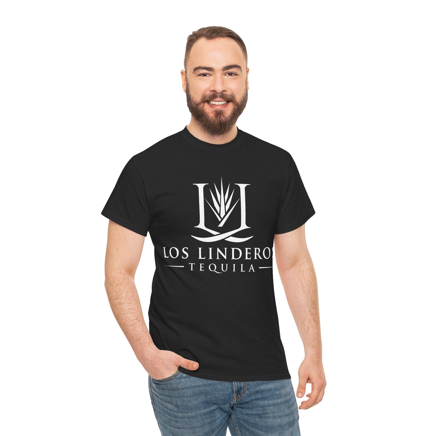 Los Linderos Tequila Short Sleeve Gildan 5000 T-Shirt with Front Logo